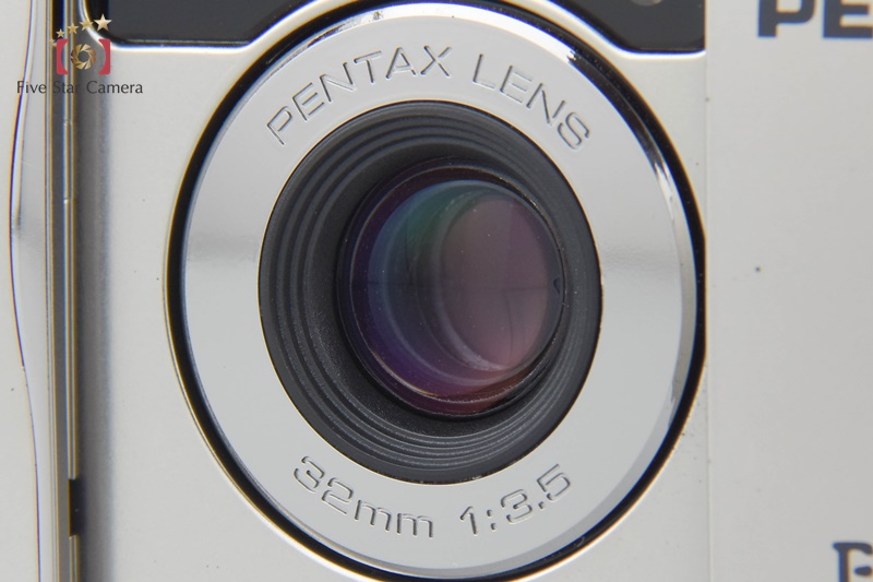【稼働】PENTAX ESPIO mini 75years PENTAX Pentax ESPIO Mini Silver 75th Anniversary 35mm Point & Shoot