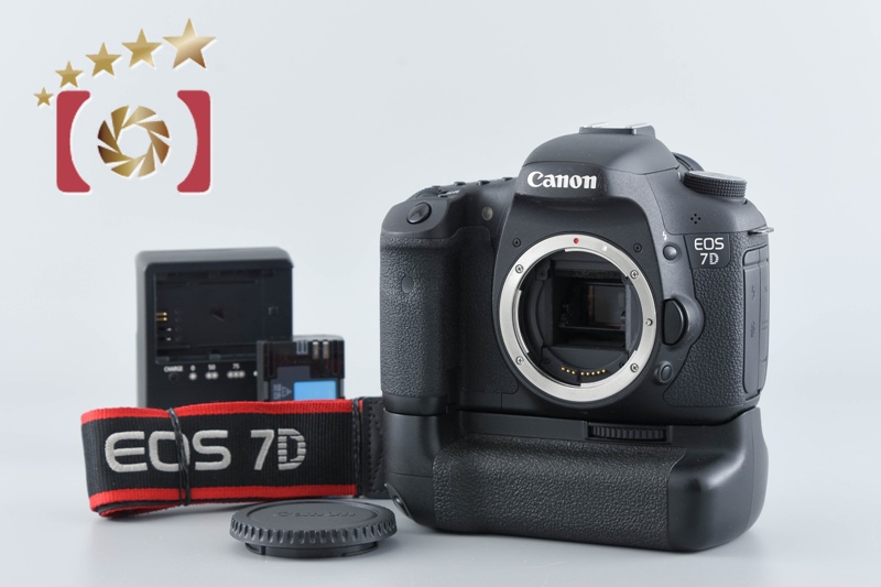Canon EOS7D 本体＋ バッテリーグリップBG-E7 ＋レンズセット Canon EOS7D EOS 7D＋レンズ3本＋バッテリーグリップ 本体＋