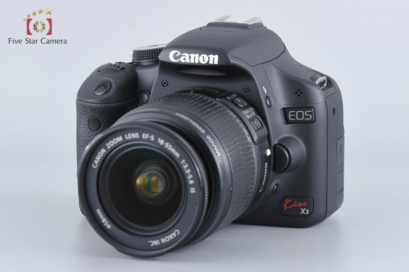 【S2302】 Canon EOS KISS X3 EF-S 18-55 Canon EOS Kiss X3 / Rebel T1i / 500D 15.1 MP DSLR EF-S 18-55