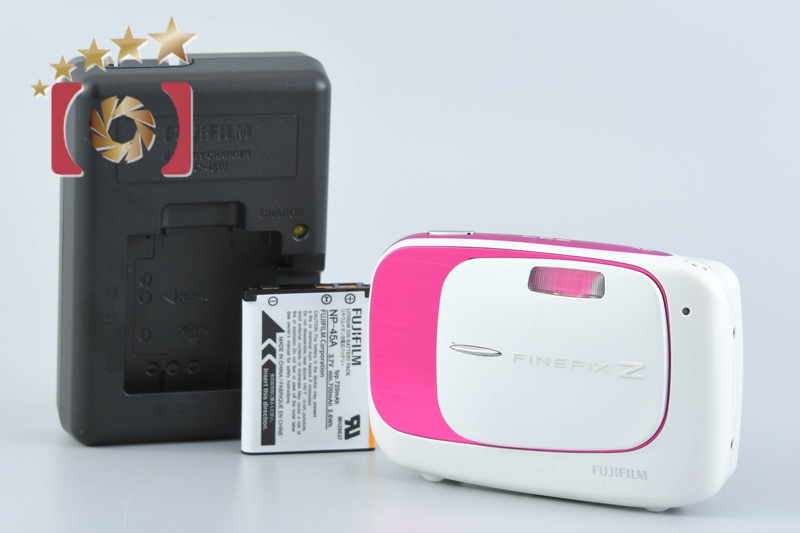 FUJIFILM FINEPIX Z37 ピンク/ホワイト Excellent w/Box ]Fujifilm FinePix Z37 Pink/White 10.0 MP