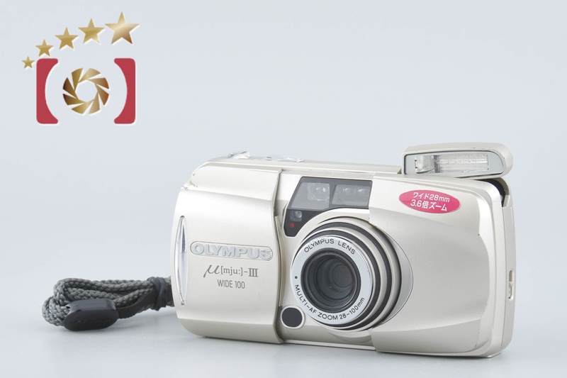 OLYMPUS μ [mju:]-III WIDE 100 フィルムカメラ Olympus mju-iii wide