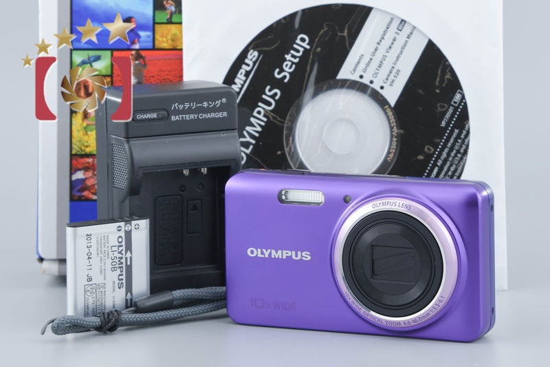 OLYMPUS　VH-520 Olympus VH-520 iHS Digital Camera (White) V108060WU000 B&H Photo