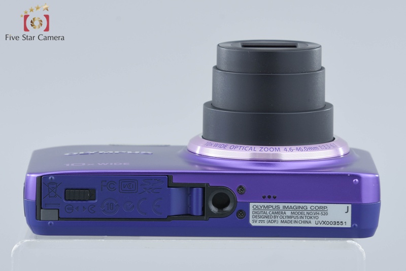 Olympus Stylus VH-520 Purple 14.0 MP Digital Camera w/ Box