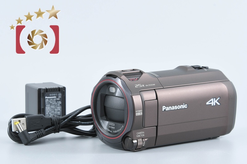 Panasonic HC-VX992MS 4K ビデオカメラ本体 カカオブラウン デジタル4K