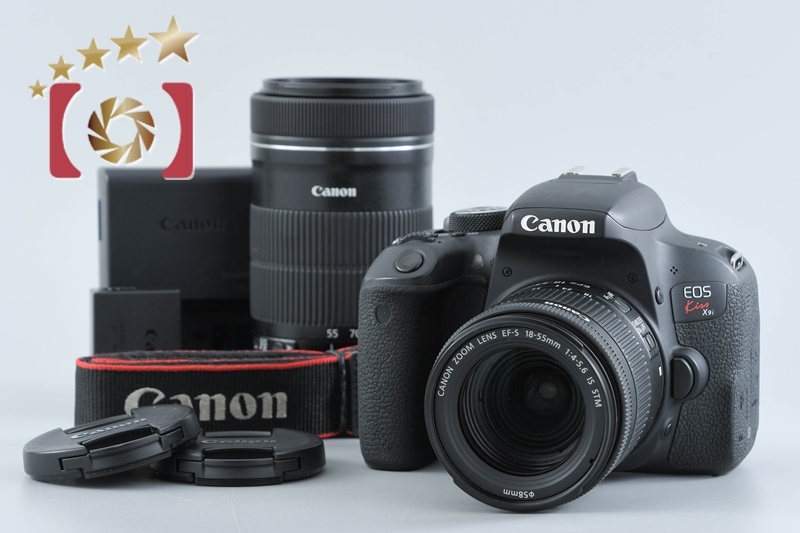 Canon EOS Rebel T7i　(EOS Kiss X9i) Canon EOS Kiss X9i / Rebel T7i / 800D 24.2 MP DSLR 18-55 55