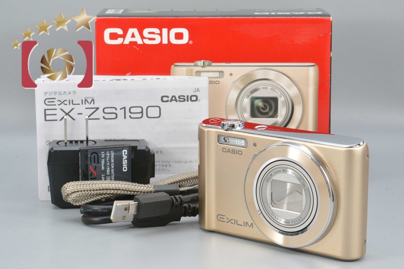 CASIO EXILIM EX-ZS190 ゴールド CASIO EXILIM EX-ZS190 GOLD
