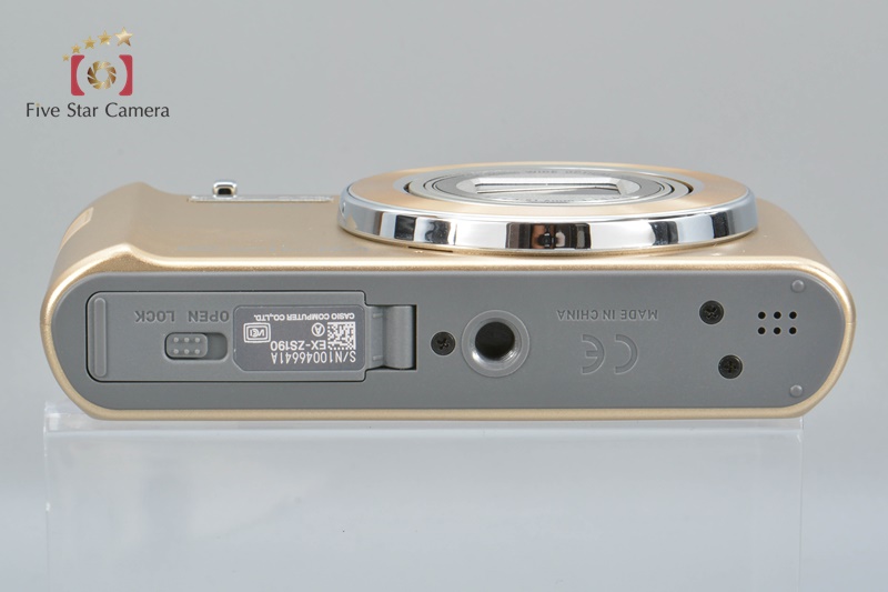 CASIO　EXILIM　EX-ZS190 CASIO EX-ZS190 GD Digital Camera Exilim Gold Wide-Angle 24mm