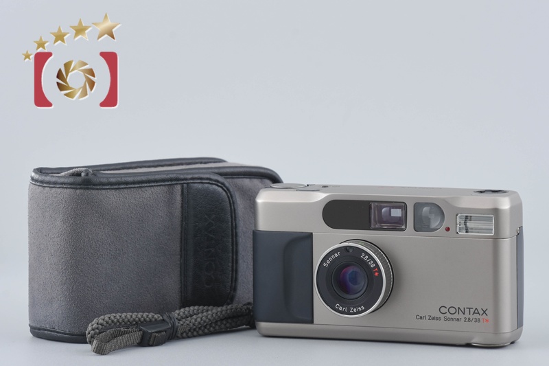contax t2 フィルムカメラ DATABACKケース付き CONTAX T2 35mm Point & Shoot Film Camera w/ Data Back [Very Good