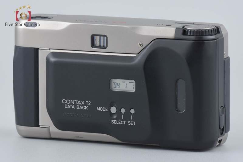 CONTAX T2 35mm Point & Shoot Film Camera w/ Data Back [Very Good