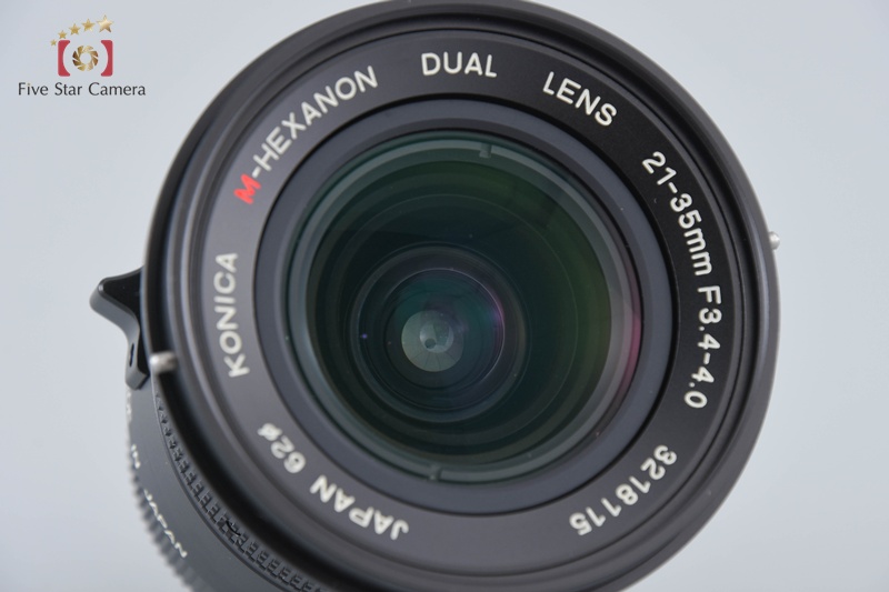 Konica M-HEXANON DUAL 21-35mm f/3.4-4.0 Leica M Mount Lens w/ 21
