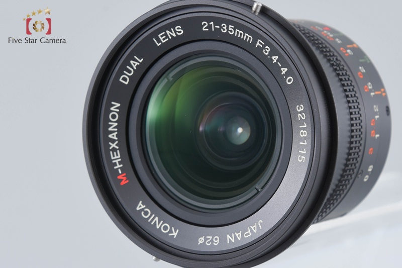 Konica M-HEXANON DUAL 21-35mm f/3.4-4.0 Leica M Mount Lens w/ 21