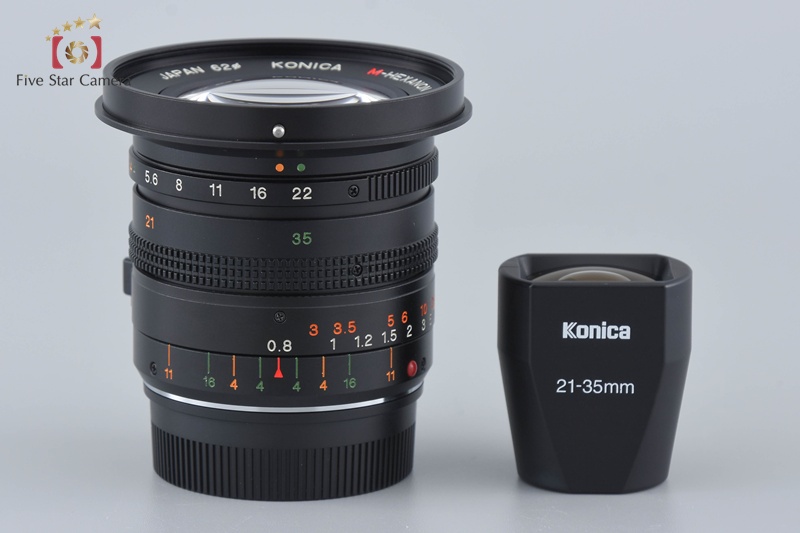 Konica M-HEXANON DUAL 21-35mm f/3.4-4.0 Leica M Mount Lens w/ 21