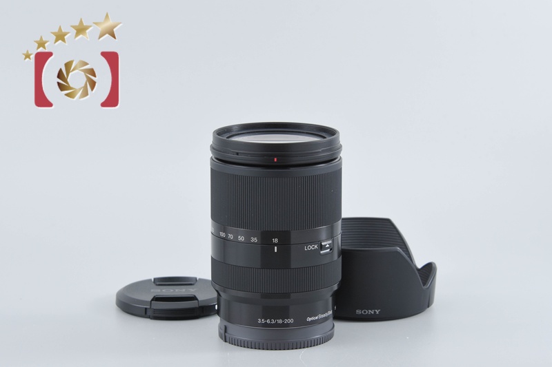 レンズ(ズーム) SONY E 18-200mm 3.5-6.3 OSS SEL18200LE Sony E 18–200 mm F3.5-6.3 OSS APS-C Telephoto Zoom Lens with