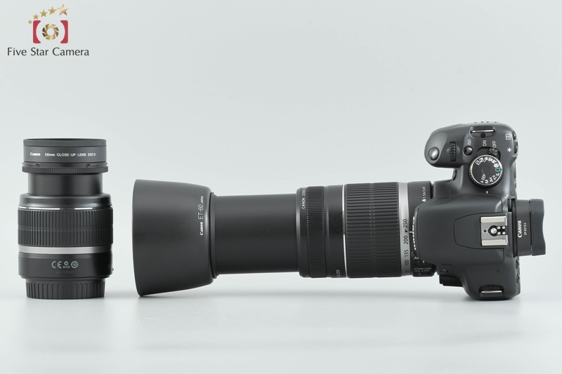 Canon EOS Kiss X2 / Rebel XSi / 450D 12.2 MP 18-55 55-250 Lenses