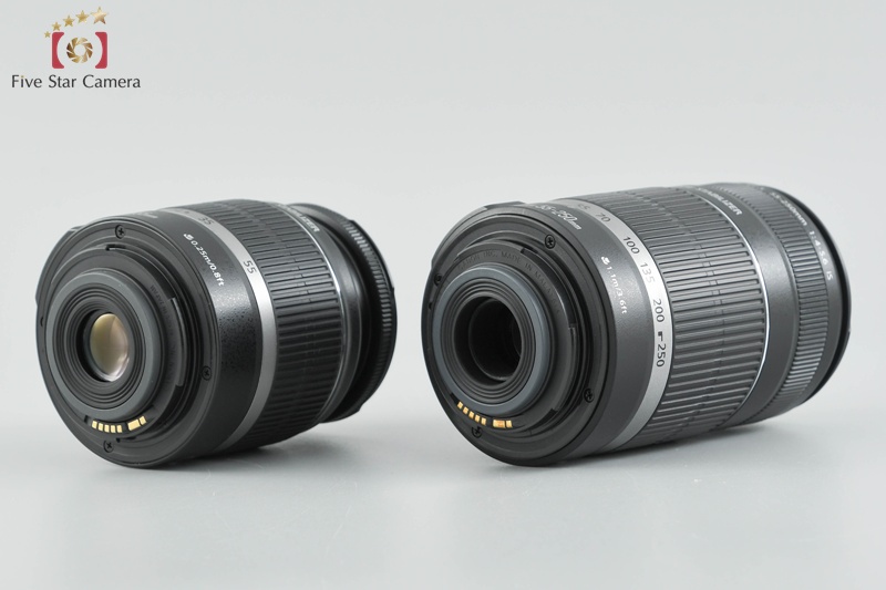 Canon EOS Kiss X2 / Rebel XSi / 450D 12.2 MP 18-55 55-250 Lenses