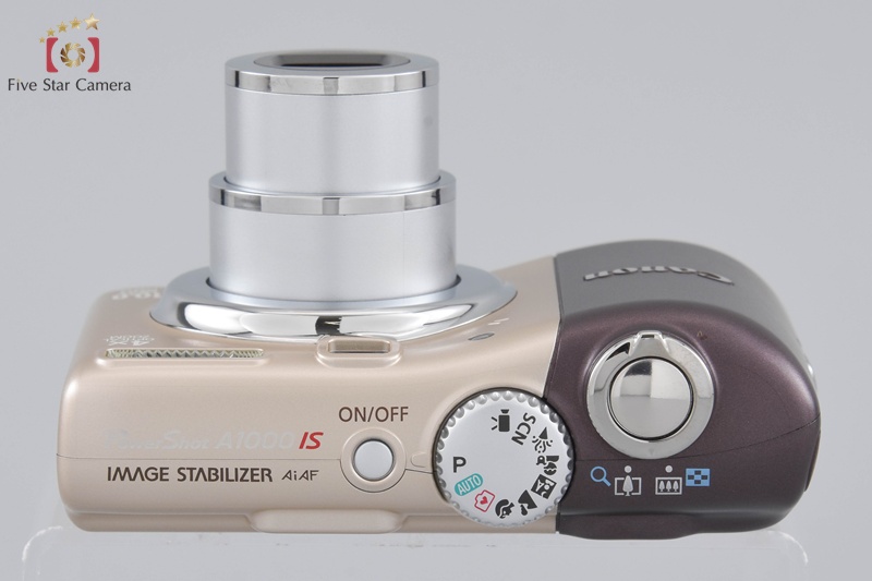 Canon PowerShot A1000 IS Brown 10.0 MP Digital Camera w/ Box [Very