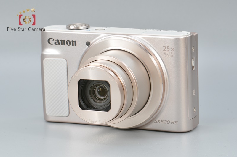 Canon - PowerShot SX620 HS ホワイト M000 Canon PowerShot SX620 HS White 20.2MP Digital Camera /w Box